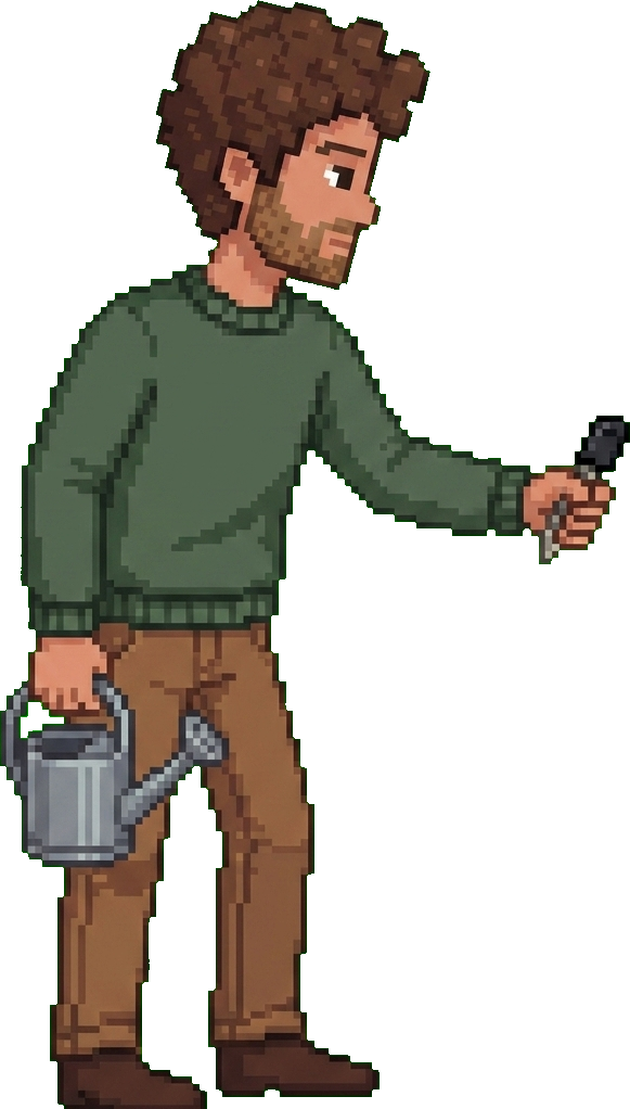 Tending plants