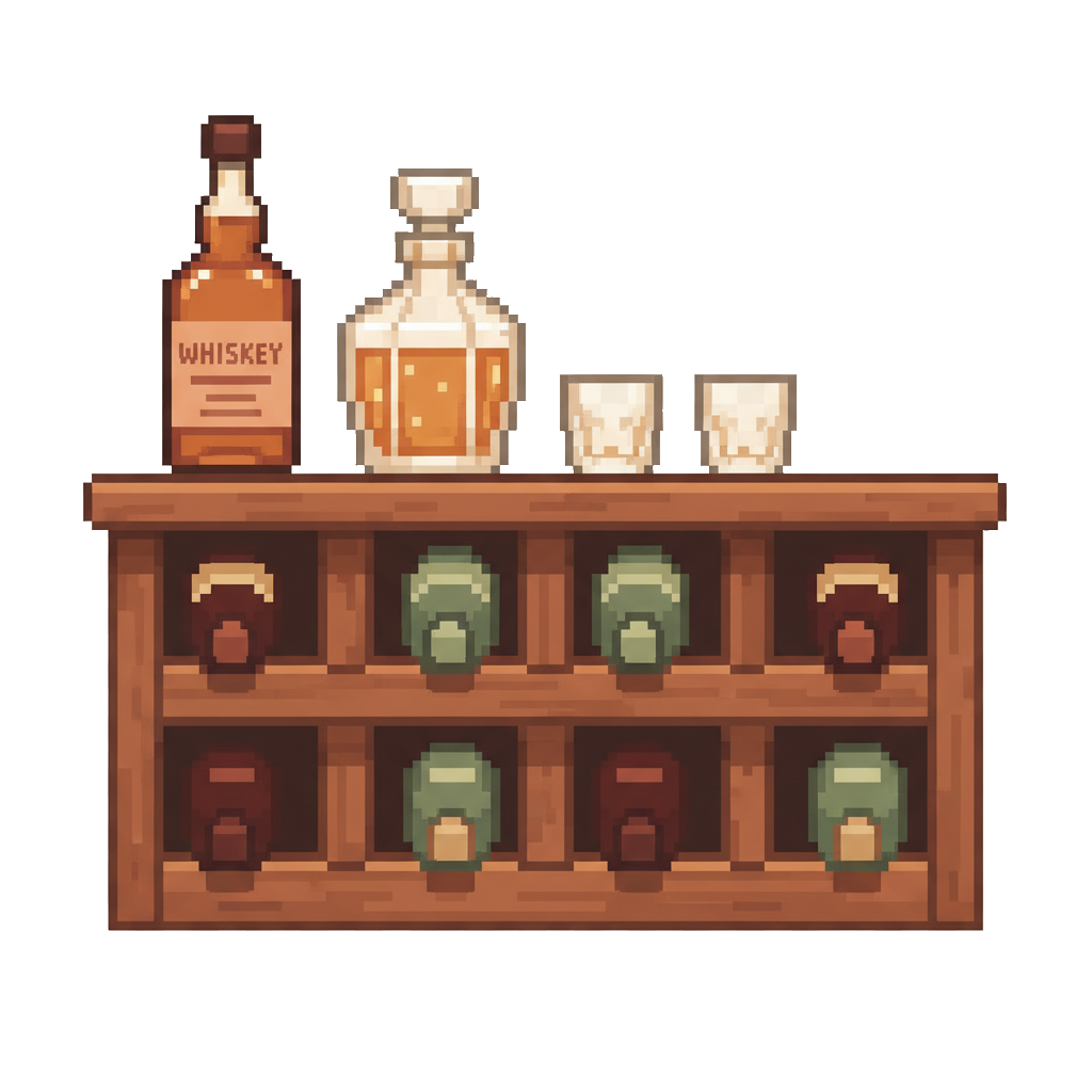 Wine shelf