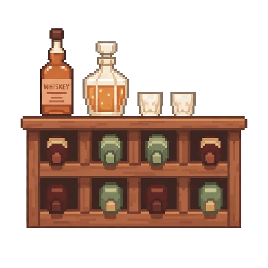 Wine shelf